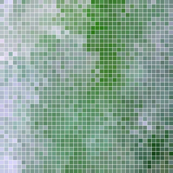 Abstrait Vecteur Carré Pixel Mosaïque Fond Vert Pâle — Photo