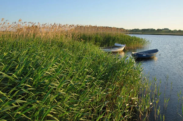 Lodě Jezeře Selliner — Stock fotografie