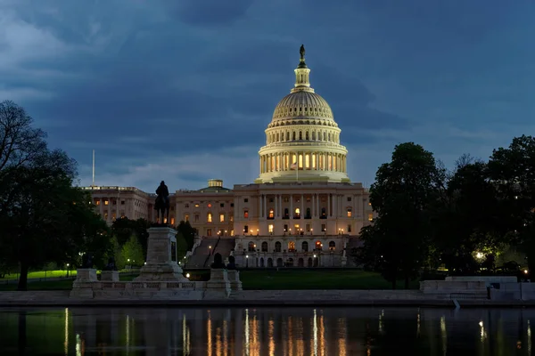 Campidoglio Degli Stati Uniti Washington Sera — Foto Stock