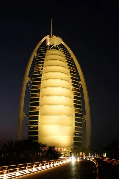 Cena Tiro Burj Arab Dubai — Fotografia de Stock