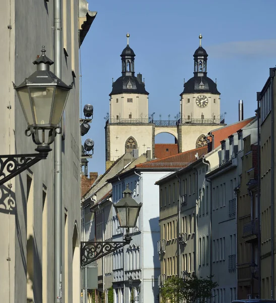 Malowniczy Widok Fasady Miasta — Zdjęcie stockowe