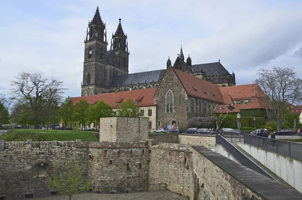 Katedrála Mauricia Kateřina Magdeburg — Stock fotografie