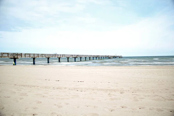 Пляже Балтийского Моря — стоковое фото