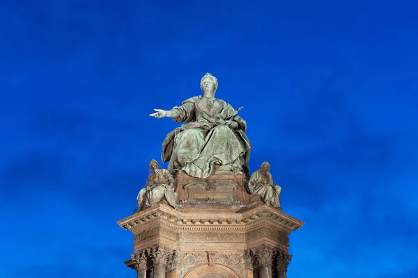 Maria Theresia Monumento All Imperatrice Maria Theresienplatz Vienna — Foto Stock