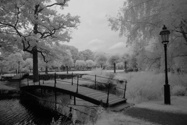 Una Foto Del Parque Finspang Central Sueco —  Fotos de Stock