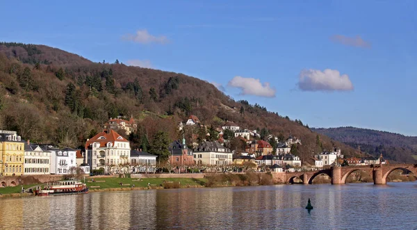 Neuenheimer Highway Old Bridge Heidelberg — Stock Photo, Image