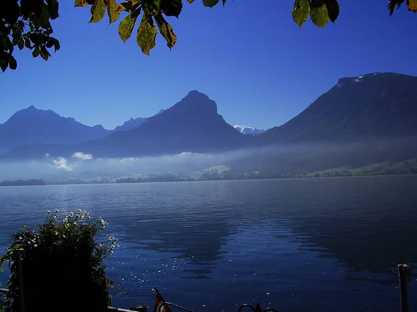 Vista Del Lago Wolfgang — Foto de Stock