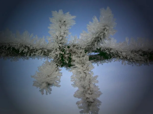 Vista Cênica Natal Decoração Férias — Fotografia de Stock