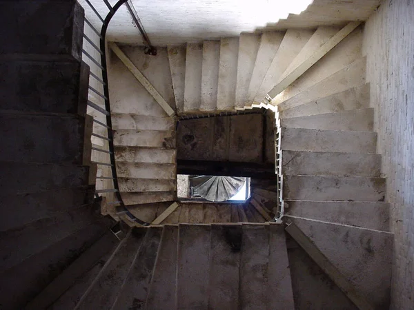 Escalier Tour Photographié Bas Haut Bismarck Tower Hildesheim — Photo