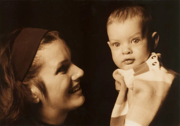 Mãe Com Filho Dia Mãe — Fotografia de Stock