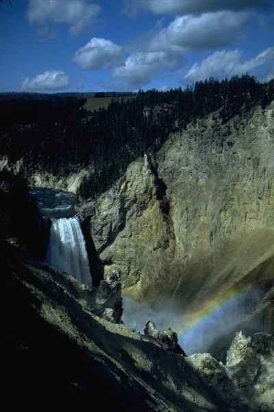 Yellowstone National Park Een Nationaal Park Verenigde Staten Dit Maakt — Stockfoto