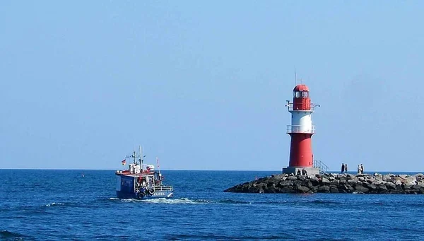 Рыбацкая Лодка Балтийском Море — стоковое фото