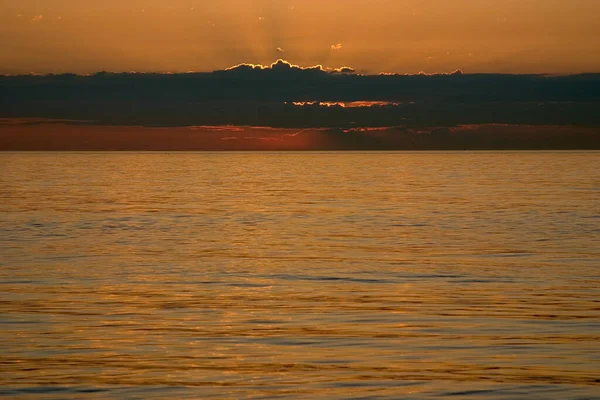 Abend Malerischen Sonnenuntergang Himmel — Stockfoto