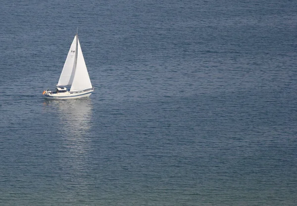 Vista Panorâmica Dos Detalhes Barco Vela — Fotografia de Stock