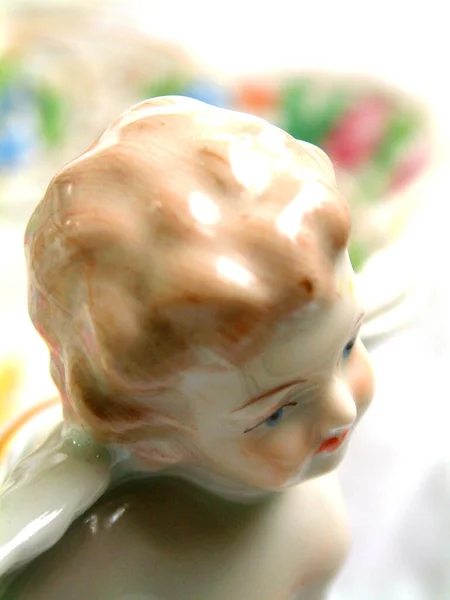 Antigua Porcelana Dresde Abuela — Foto de Stock