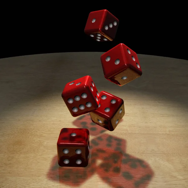 Juego Dados Cubos Casino Juego — Foto de Stock