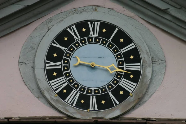 One Hand Clock Commander House Castle Bad Pyrmont 16Th Century — Stock Photo, Image