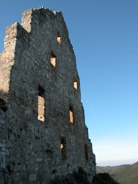 Malerischer Blick Auf Die Schöne Mittelalterliche Festungsarchitektur — Stockfoto