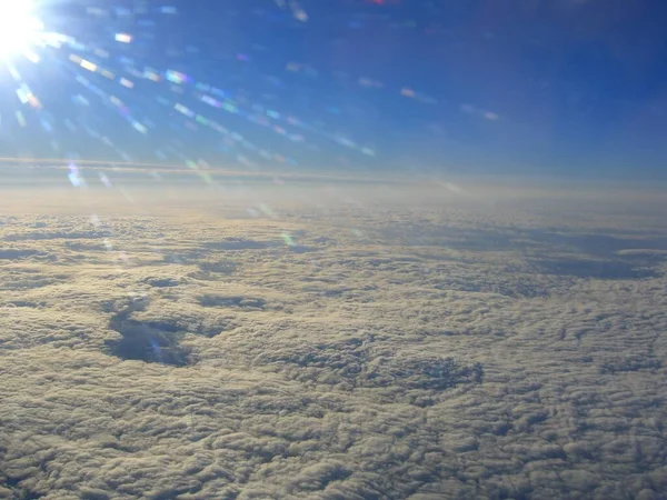 Über Den Schönen Wolken — Stockfoto
