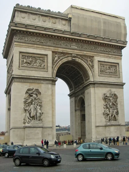 Arco Trionfo Parigi Francia — Foto Stock