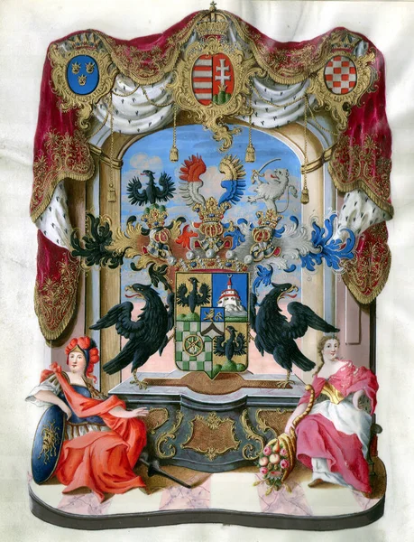 Ficha Joyería Una Carta Nobleza 1808 —  Fotos de Stock