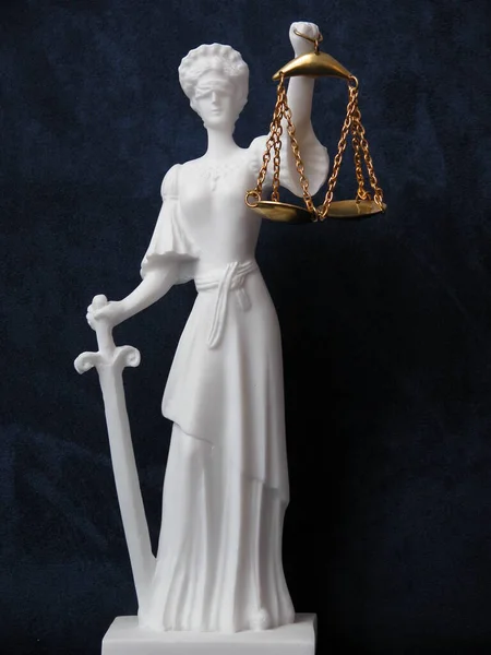 Com Escalas Justiça Direito — Fotografia de Stock
