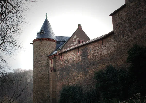 600 Letni Późnogotycki Zamek Jest Uważany Najpiękniejszy Saksonii Pierwsze Wzmianki — Zdjęcie stockowe