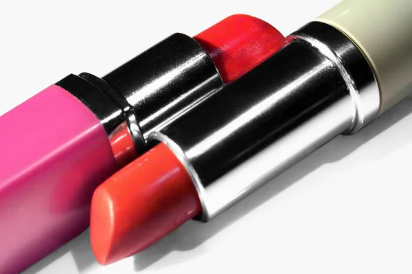 Make Lipstick Cosmetics — Stock Photo, Image