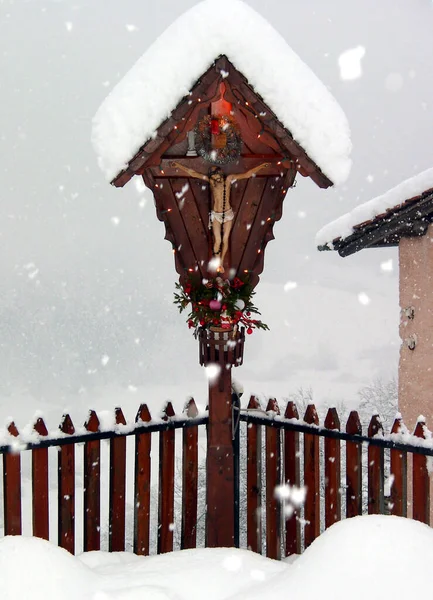 Sfondo Colorato Natale Biglietto Auguri Capodanno — Foto Stock