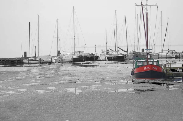 Port Volendam Holandia — Zdjęcie stockowe