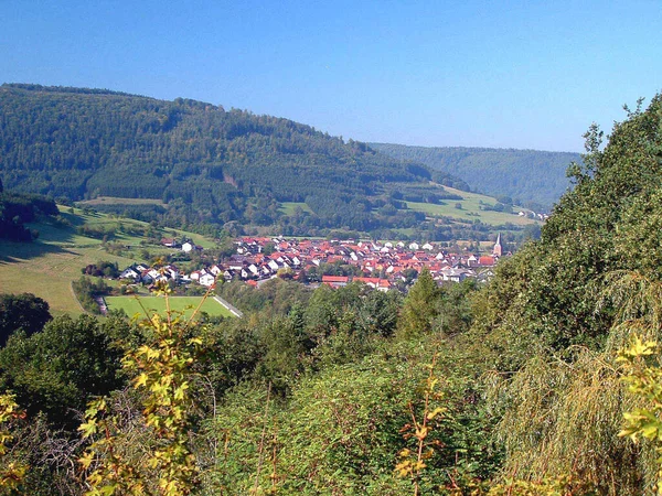 Оденвальд Лоуэр Франкония Бавария — стоковое фото