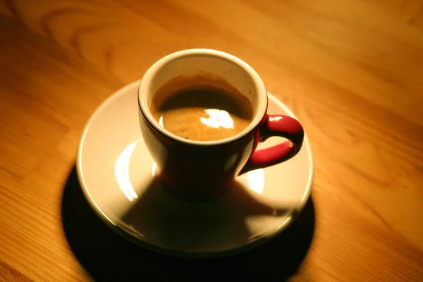 褐色咖啡饮料 晨茶饮料 — 图库照片