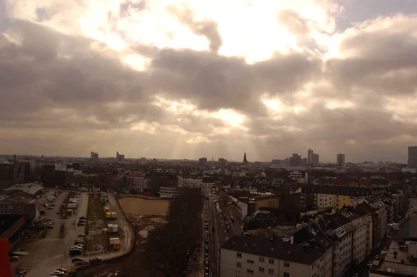 Dusseldorf Desde Una Altura — Foto de Stock