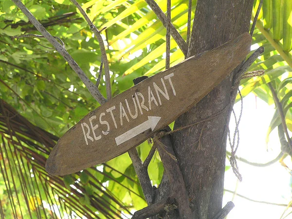Restaurant Beach Stock Picture