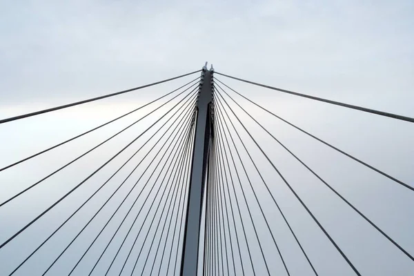 Passerelle Des Deux Rios Ponte Mimram Estrasburgo Kehl — Fotografia de Stock