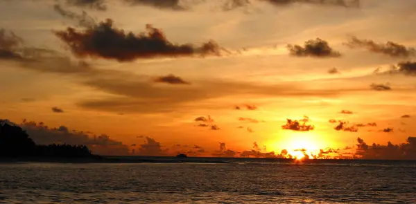 Sonho Férias Maldivas Ilha — Fotografia de Stock