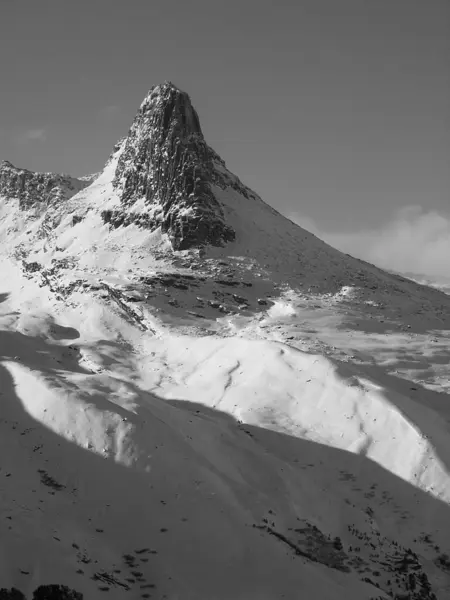 Paisaje Montaña Nieve — Foto de Stock