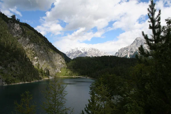 Blindsee Κοντά Στο Fernpass Τιρόλο — Φωτογραφία Αρχείου