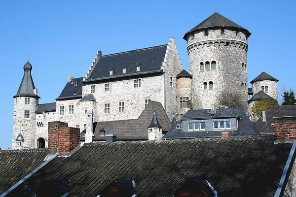 Vue Panoramique Sur Architecture Majestueuse Château Médiéval — Photo