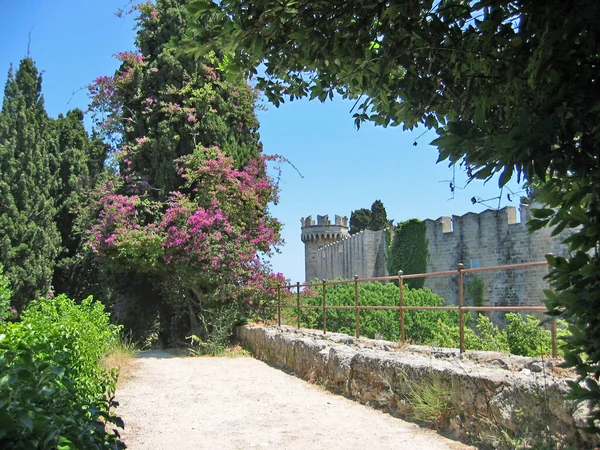 Vue Panoramique Sur Belle Architecture Médiévale Forteresse — Photo