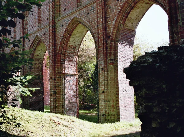 Eski Manastırın Manzarası — Stok fotoğraf