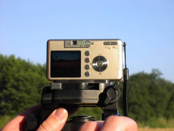 Photographing Made Canon Eos 350 Lens Canon — Stock Photo, Image