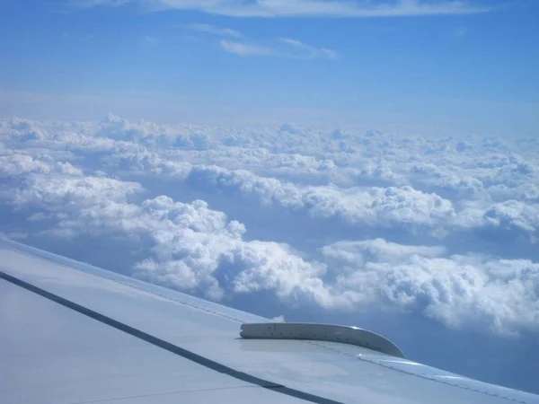 Acima Das Belas Nuvens — Fotografia de Stock