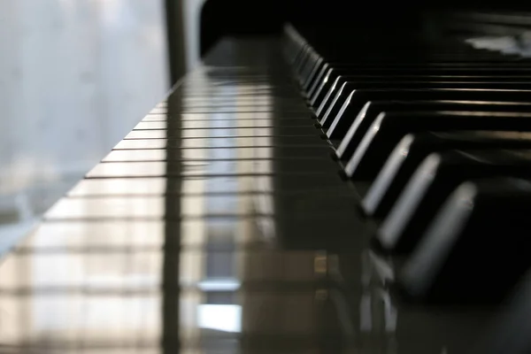 Zongora Billentyűzet Hangszer — Stock Fotó