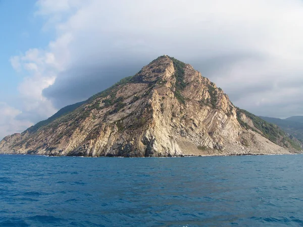 Vista Panoramica Dell Isola Attenzione Selettiva — Foto Stock