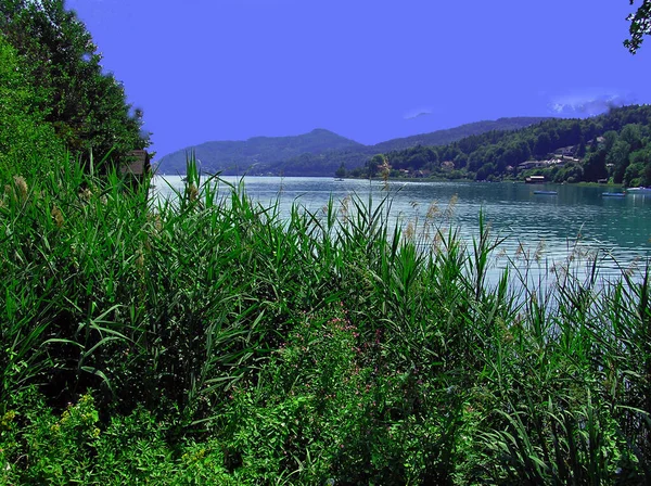 Bela Vista Lago Calmo — Fotografia de Stock