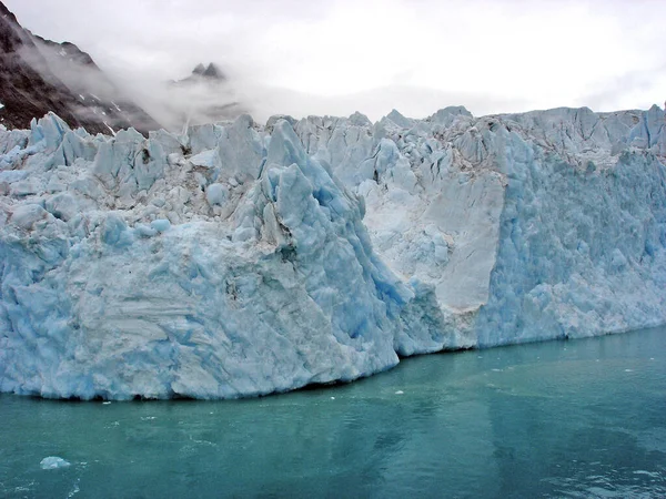 Spitsbergen Het Grootste Enige Permanent Bewoonde Eiland Van Spitsbergen Archipel — Stockfoto