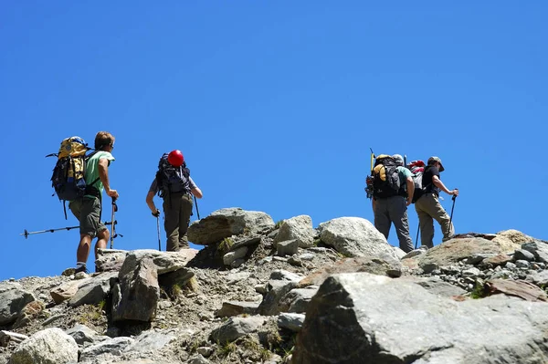 Wandelen Savoie Alpen Frankrijk — Stockfoto