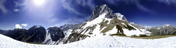 Vista Panoramica Bellissimo Paesaggio Alpino — Foto Stock