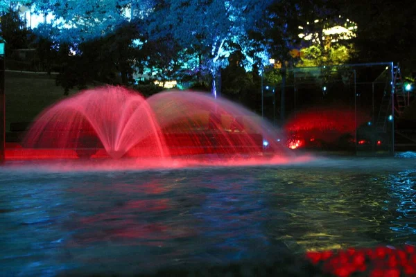 Fonte Parque — Fotografia de Stock